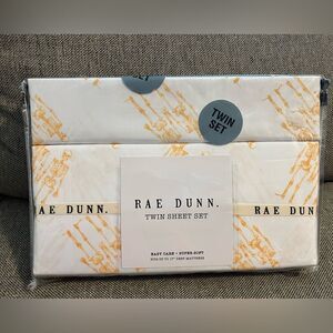 Rae Dunn Skeleton Halloween Twin Sheet Set